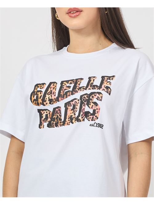 Gaelle Paris Crew Neck T-Shirt with Front Print GAELLE PARIS | GAABW04530BI01